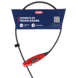 Mini Συρματόσχοινο Abus Combiflex Travelguard Κόκκινο
