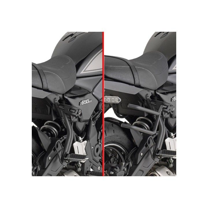 Βάσεις πλαϊνών σάκων TR4131_Z650RS (22-24) γρήγορης απελευθέρωσης KAW Givi