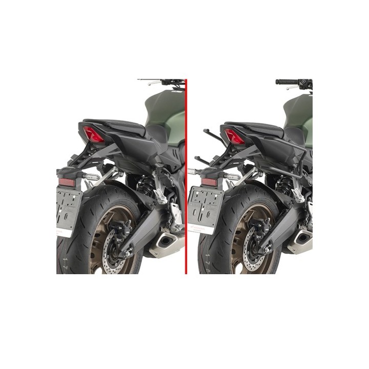 Βάσεις πλαϊνών σάκων TR1208_CB650 R'2024 γρήγορης απελευθέρωσης Honda Givi