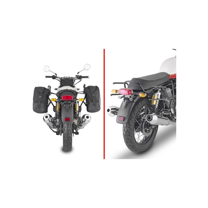 Βάσεις πλαϊνών σάκων TR9051_Interceptor 650 (19-21) γρήγορης απελευθέρωσης Royal Enfield Givi