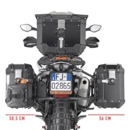 Ειδική βάση πλαϊνών βαλιτσών  PL ONE-FIT για Trekker Outback MONOKEY® CAM-SIDE. Διάμετρος 18 mm / να συνδυαστεί με το 10RKIT για