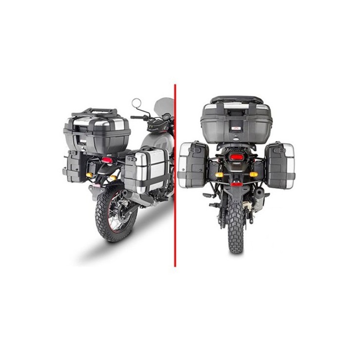 Βάσεις πλαϊνών βαλιτσών Givi PL9055 Royal Enfield Scram 411 '22-'23