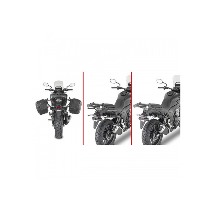 Βάσεις πλαϊνών σάκων TR1171_CB500X (19-22) γρήγορης απελευθέρωσης Honda Givi