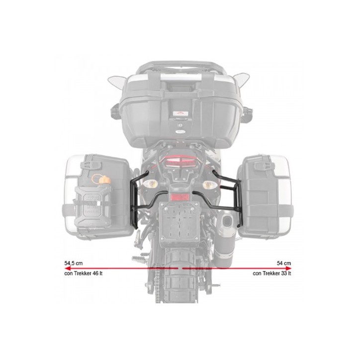 Βάσεις πλαϊνών βαλιτσών Givi PLO2145MK Yamaha Tenere 700 '19/Tenere 700 World Raid '22