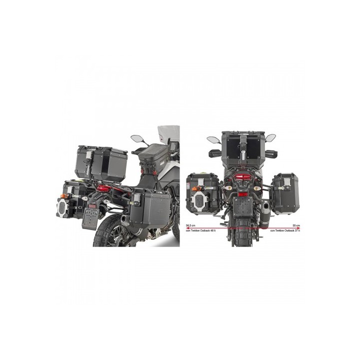 Βάσεις πλαϊνών βαλιτσών Givi PLO2145CAM Yamaha Tenere 700 '19/Tenere 700 World Raid '22