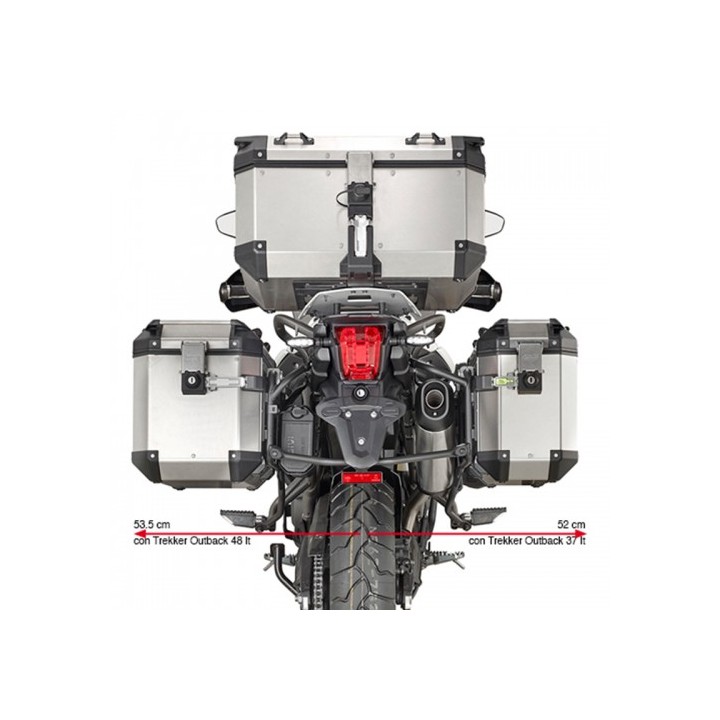 Βάσεις πλαϊνών βαλιτσών Givi PL6413CAM Triumph TIGER 800XC/XR '18