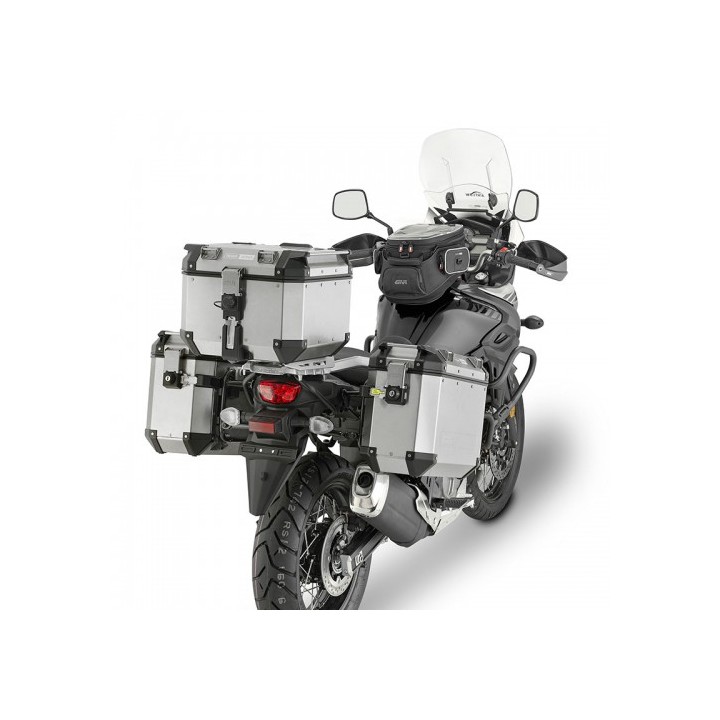 PL3112CAM Ειδικές πλευρικές βάσεις για βαλίτσες Trekker Outback MONOKEY® CAM-SIDE Διάμετρος 18 mm DL 650 V-Strom (17) SUZUKI