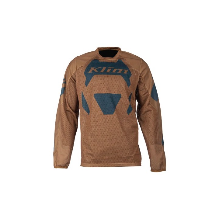 Μπλούζα Klim Mojave Quest Golden Brown/Petrol