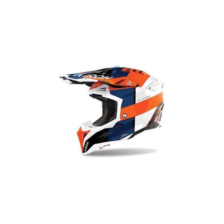 Κράνος Airoh Aviator 3 Monarch πορτοκαλί gloss