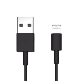 Καλώδιο Φόρτισης Quad Lock Usb to Lightning 20cm (Μαύρο)