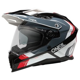 Κράνος ONeal DSRS Nomad V.26 μαύρο/άσπρο/κόκκινο
