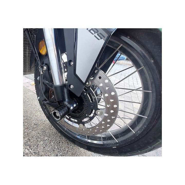 Zontes G368 2025-26 Front Wheel Protective Fenders, Discreet Straight Design