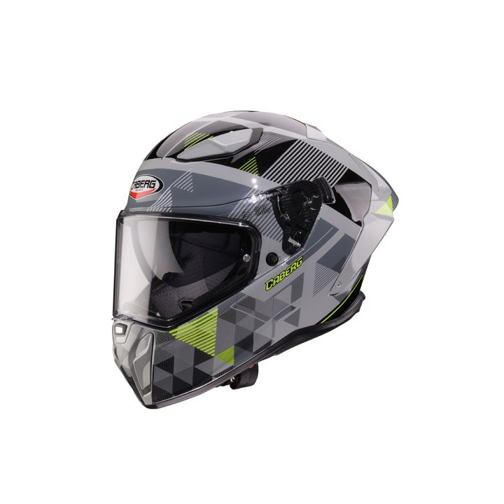 Κράνος Caberg Drift Evo II Prism γκρι/μαύρο/κίτρινο fluo