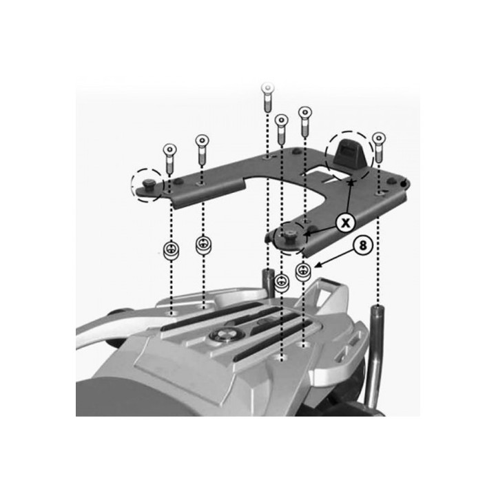 Givi Rear Rack SR685 Bmw F 650 GS '04-'07