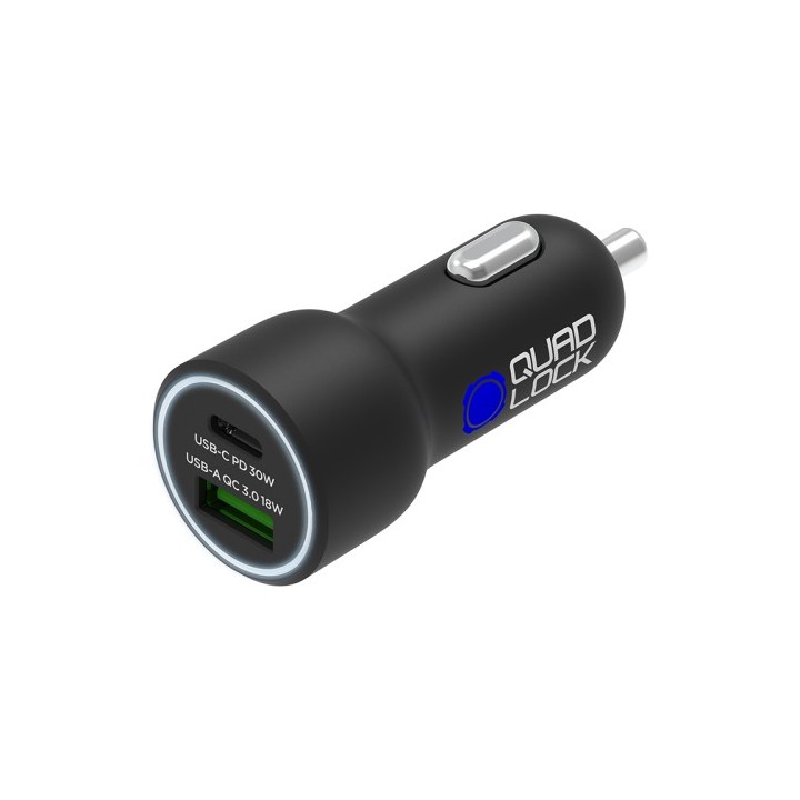 Αντάπορας Παροχής Ρεύματος Quad Lock 48W Dual Charger QLA-DCC-2