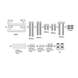 Κιτ σχάρας 9053KIT για METEOR 350 '21-24 Enfield Givi