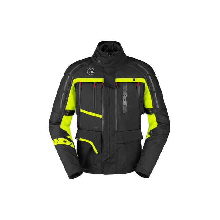 Spidi Μπουφάν 4 Season V3 μαύρο/fluo κίτρινο 486
