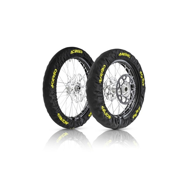 Καλύμματα τροχών σετ 23579.090_ Εμπρός 21" & 18"ή 19" πίσω μαύρα Acerbis