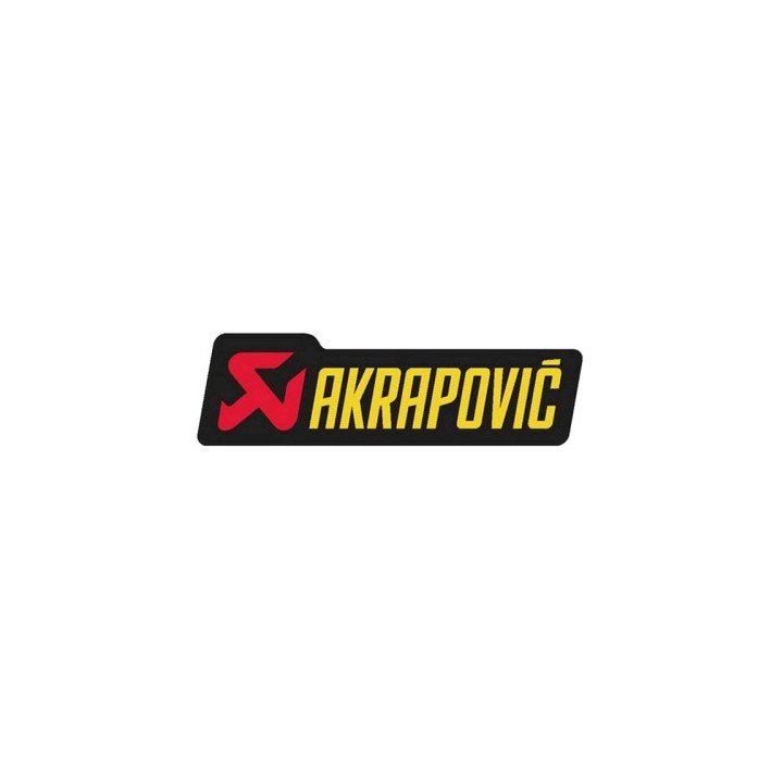 Αυτοκολητα AKRAPOVIC - P-HST12AL - 100x34,5mm - Heat resistant