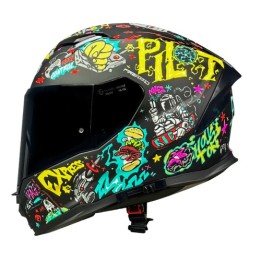 Κράνος Pilot Alpha SV Future Express μαύρο + Extra Visor