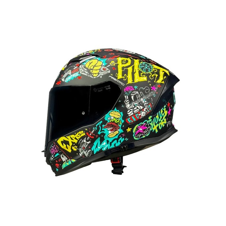 Κράνος Pilot Alpha SV Future Express μαύρο + Extra Visor