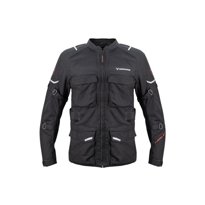 Nordcode Μπουφάν Tuareg Evo Ripstop Oversize μαύρο