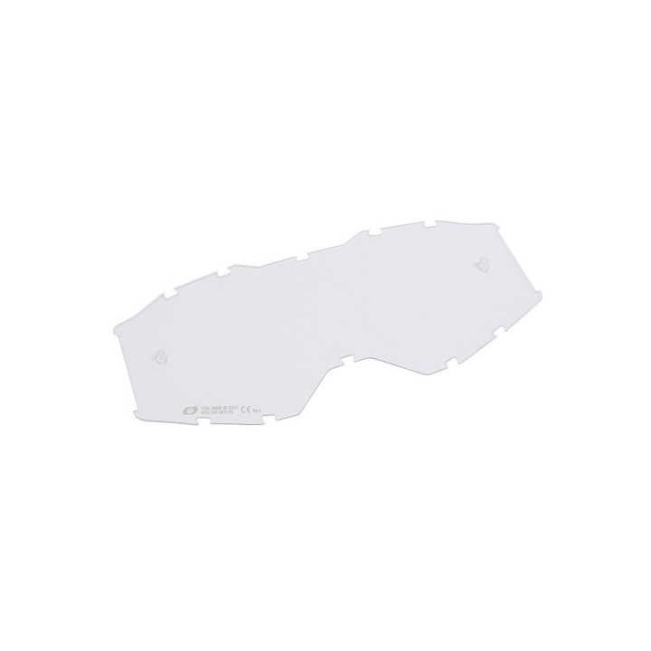 Ζελατίνα ONeal B-10 διάφανη &  tear off pins